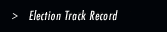 Election Track Record
